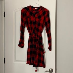 Gap Plaid Print Dress Tunic